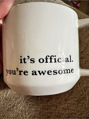THRESHOLD Stoneware Mug White/ Blue